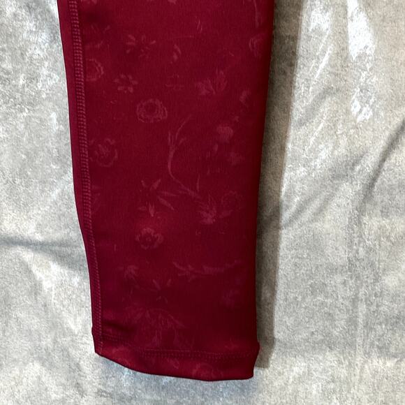 LAUNDRY By Shelli Segal Berry Printed High-Waist Stretch Pull-On Active Leggings - Picture 7 of 9